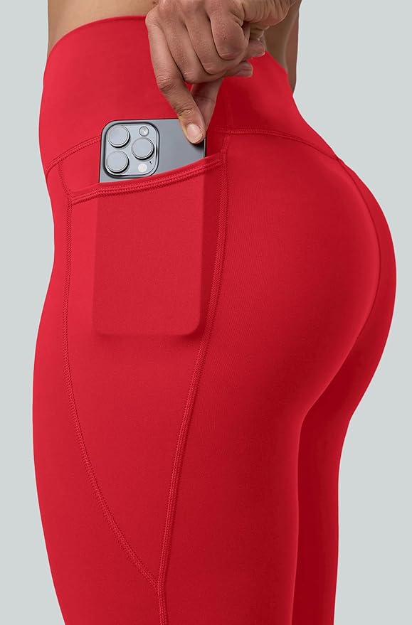 Olmlmt No Front Seam Workout Leggings for Women Tummy Control Butt Lifting Leggings Buttery Soft Gym Yoga Pants