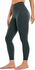 CRZ YOGA Brushed Naked Feeling Workout Leggings 25" - High Waisted Gym Compression Tummy Control Womens Yoga Pants