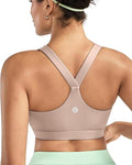 RUNNING GIRL Sports Bras for Women, Molded Cup High Impact Sports Bra Workout Bras for Women High Support Racerback
