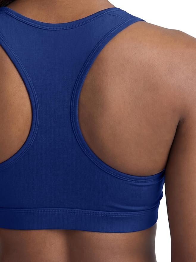 Champion Women's Sports Bra, Compression, Moisture Wicking, High-Impact Sports Bra for Women