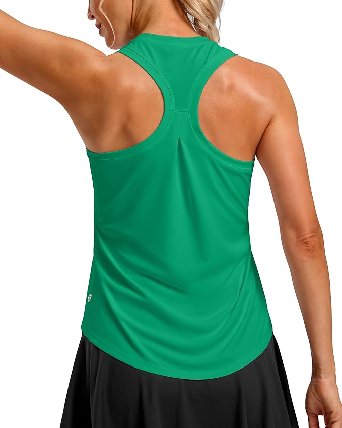 G Gradual Women's Workout Tank Tops Racerback Athletic Yoga Tops Loose Fit Sleeveless Running Gym Sports Shirts for Women