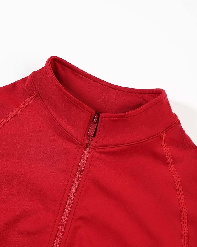 AUROLA Influence Athletic Workout Jacket for Women, Lightweight Slim Fit Full Zip Running Yoga Sports Jacket with Thumb Holes