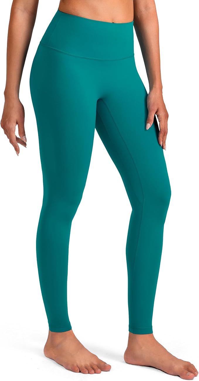 Colorfulkoala Dreamlux No Front Seam Leggings for Women 25"/28" Inseam, High Waisted Buttery Soft Yoga Pants