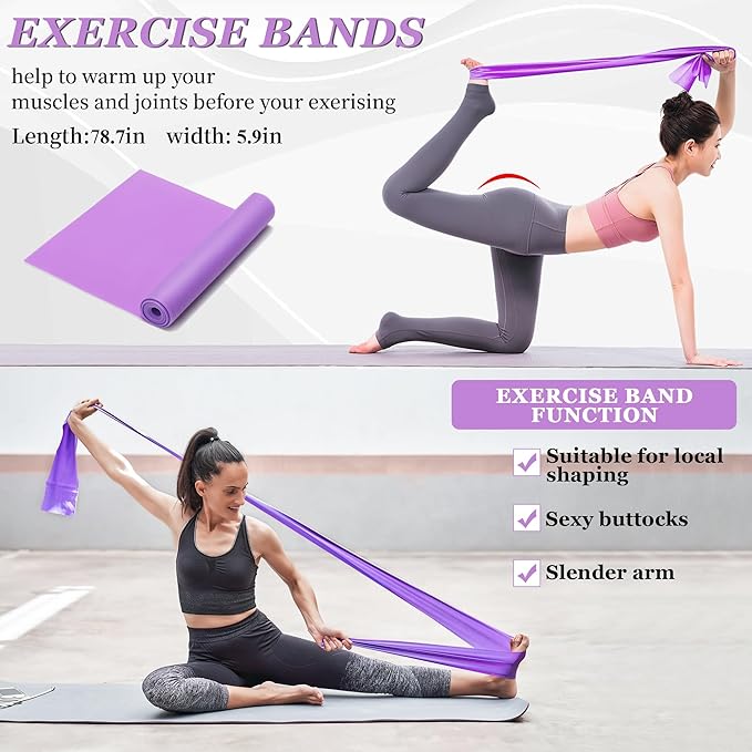 All in One Yoga Wheel Set, Soft Foam Roller Wheel for Back Pain & Stretching, Yoga Blocks 2 Pack with Strap, Trigger Point Therapy Massage Ball for Deep Tissue, Yoga Starter Kit for Beginner