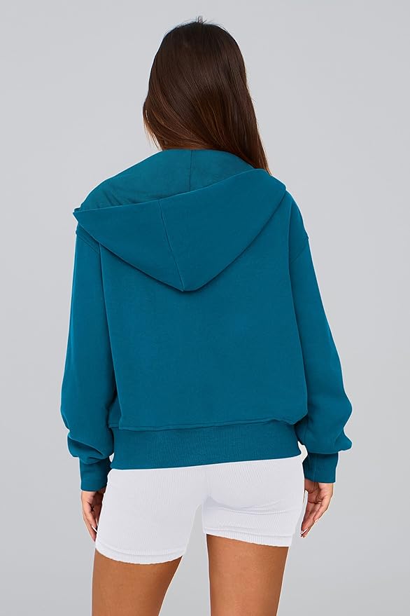 PRETTYGARDEN Hoodies for Women Sweatshirt Zip Up Hoodie Fall Fashion 2026 Trendy Long Sleeve Jackets Winter Clothing Outfits