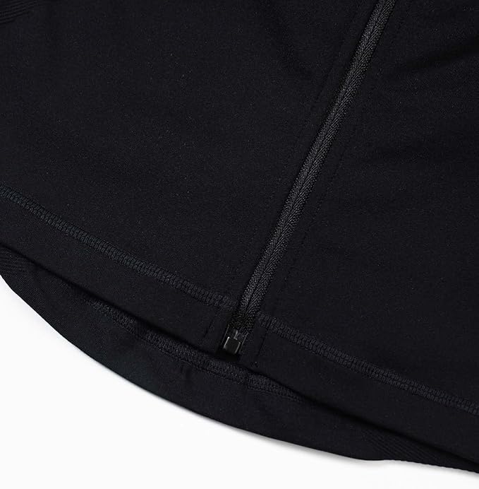 AUROLA Influence Athletic Workout Jacket for Women, Lightweight Slim Fit Full Zip Running Yoga Sports Jacket with Thumb Holes