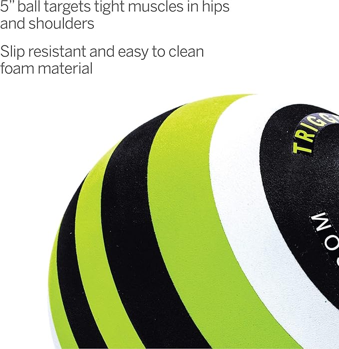 TRIGGERPOINT Foam Massage Ball - Deep Tissue Relief for Muscle and Joint Pain - Mimics Therapist's Hands - Targets Small Muscle Tightness - Lightweight & Easy to Clean