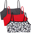 Fruit of the Loom Women's Spaghetti Strap Cotton Sports Bra - All-Day Comfort & Easy Movement