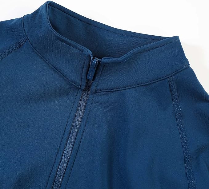 AUROLA Influence Athletic Workout Jacket for Women, Lightweight Slim Fit Full Zip Running Yoga Sports Jacket with Thumb Holes