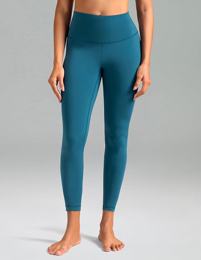 Colorfulkoala Women's High Waisted Tummy Control Workout Leggings 7/8 Length Ultra Soft Yoga Pants 25"