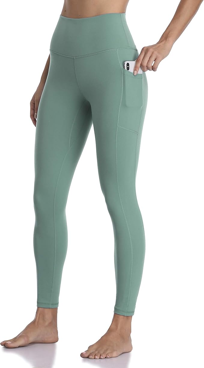 Colorfulkoala Women's High Waisted Yoga Pants 7/8 Length Leggings with Pockets