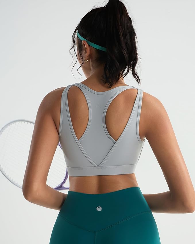 RUNNING GIRL Sports Bras for Women High Support,Molded Cup High Impact Sports Bra Racerback Workout Yoga Running Bra