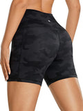 CRZ YOGA Women's Hugged Feeling Compression Leggings - Thick High Waisted Workout Leggings 25"