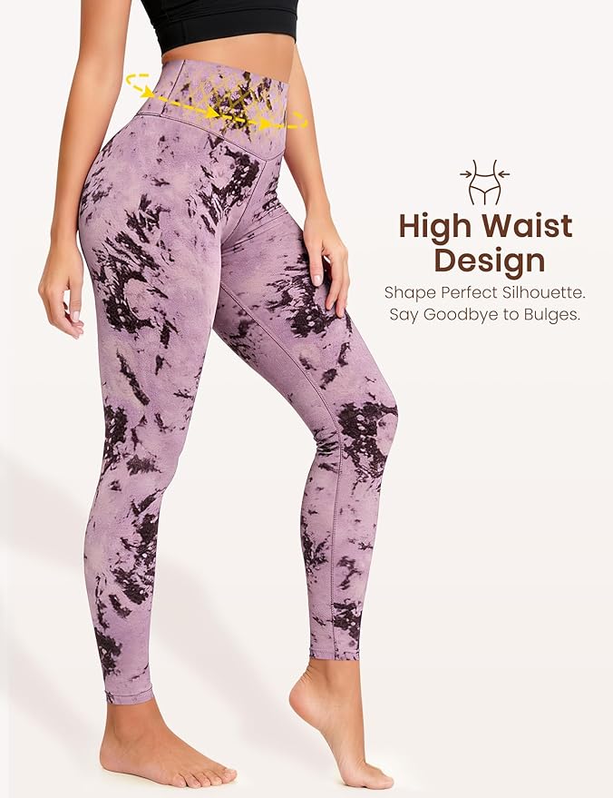 Laite Hebe Leggings for Women - High Waisted Full Length Buttery Soft Yoga Pants for Workout Athletic Daily