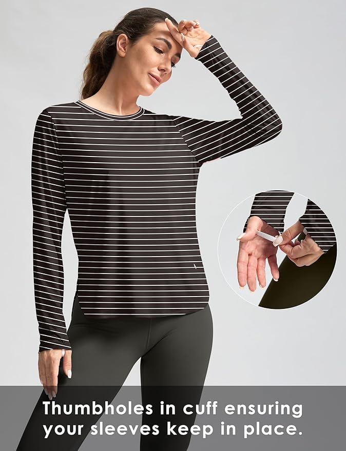 Women's Sun Shirts UPF 50+ Long Sleeve UV Protection Shirt Lightweight Quick Dry Workout Hiking Tops for Women