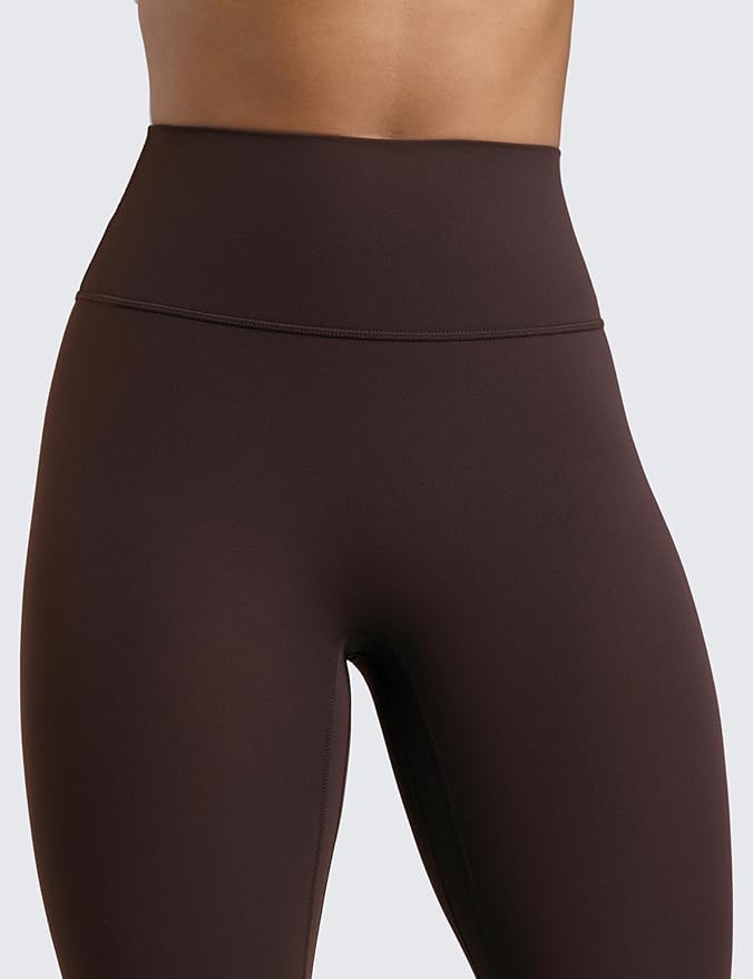 CRZ YOGA Secretsculpt Butterlift Workout Leggings 25" - No Front Seam High Waisted Womens Yoga Pants Booty Scrunch Butt