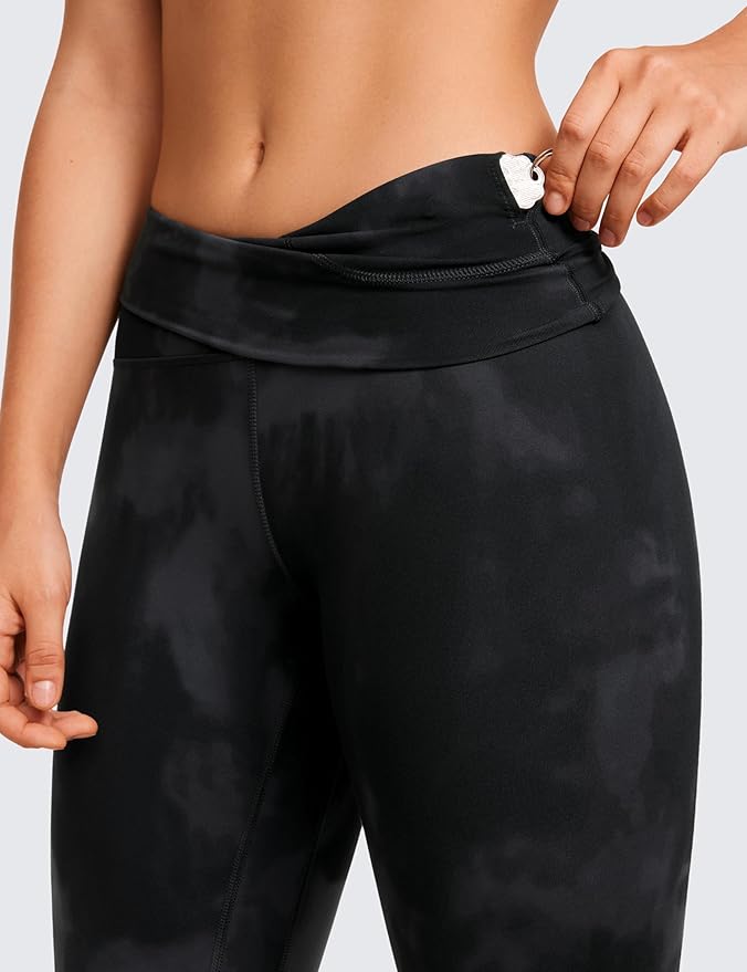 CRZ YOGA Butterluxe Super High Waist Leggings 25"- Buttery Soft Womens Yoga Pants Workout Over Belly