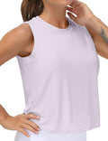 THE GYM PEOPLE Women's Workout Tops in Ice Silk Quick Dry Sleeveless