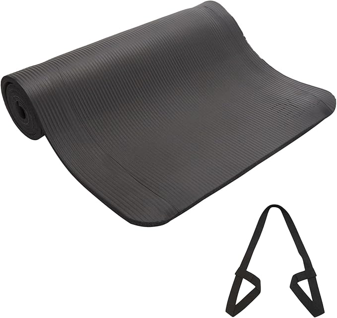 𝗘𝘃𝗲𝗿𝘆𝗱𝗮𝘆 𝗬𝗼𝗴𝗮 Mat Premium Edition, Non-Slip Exercise & Fitness Mat - Eco-Friendly, Anti-Tear, 3-5mm Thickness for Yoga, Pilates & Floor Workouts