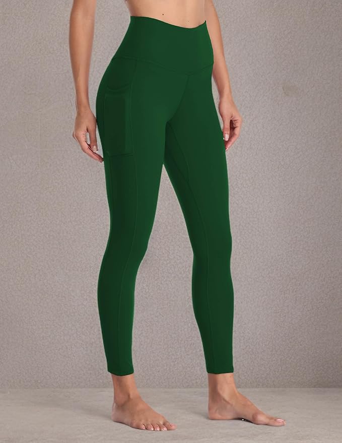 Colorfulkoala Women's High Waisted Yoga Pants 7/8 Length Leggings with Pockets