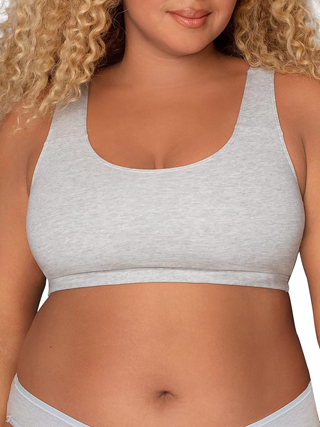 Fruit of the Loom Women's Cotton Tank Bra for Women - Ultimate Comfort & Breathable Fit