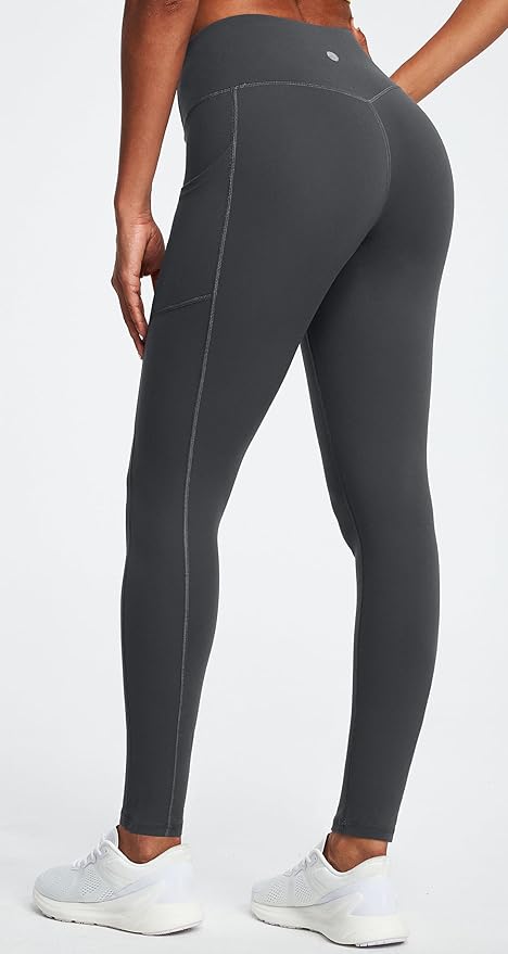 Heathyoga Leggings with Pockets for Women Tummy Control High Waisted Yoga Pants with Pockets for Women Workout Leggings
