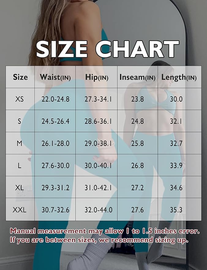 Ieumaz Scrunch Butt Lifting Leggings for Women Gym Seamless Workout Leggings Mid Low Waist Tummy Control Yoga Pants