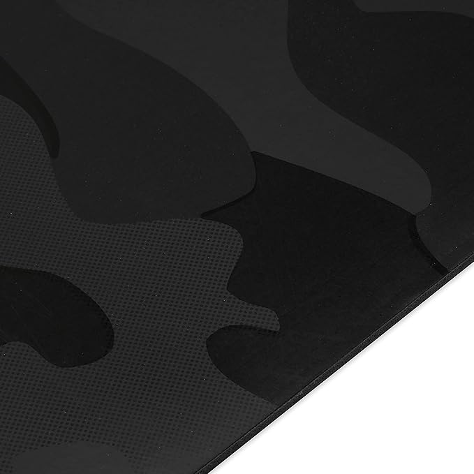 Gaiam Dry-Grip Yoga Mat - 5mm Thick Non-Slip Exercise & Fitness Mat for Standard or Hot Yoga, Pilates and Floor Workouts - Cushioned Support, Non-Slip Coat - 68 x 24 Inches