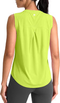 SANTINY Women's Sleeveless Workout Tops Breathable Lightweight Active Tennis Yoga Shirts Athletic Running Tank Tops for Women
