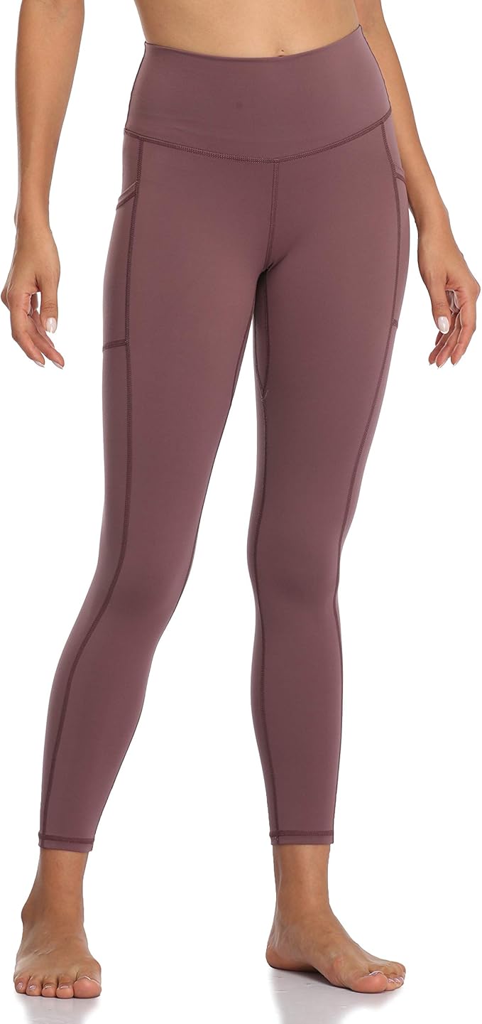 Colorfulkoala Women's High Waisted Yoga Pants 7/8 Length Leggings with Pockets