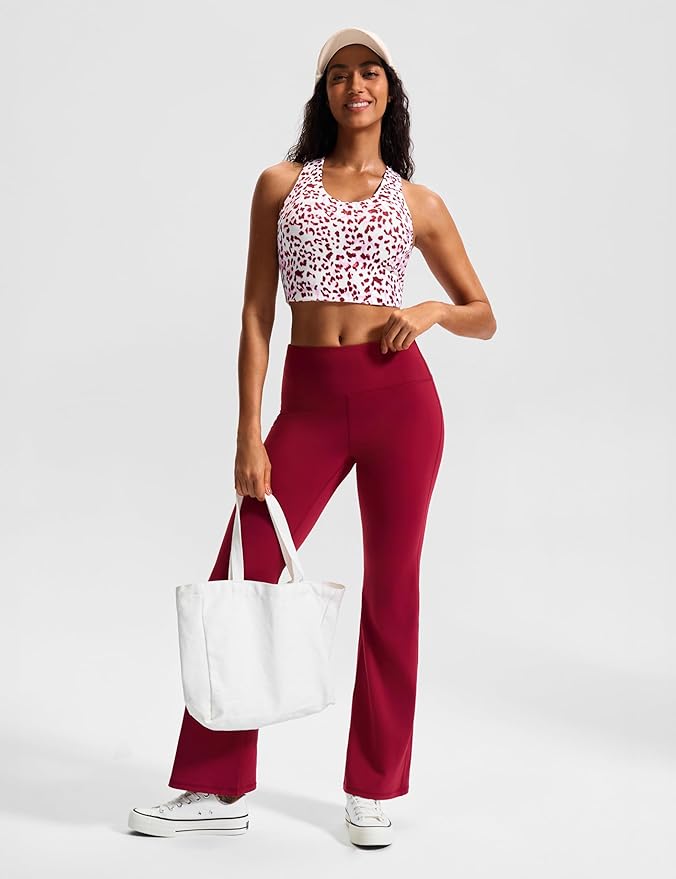 Sports Bras for Women Criss-Cross Back Padded Workout Tank Tops Medium Support Crop Tops for Women