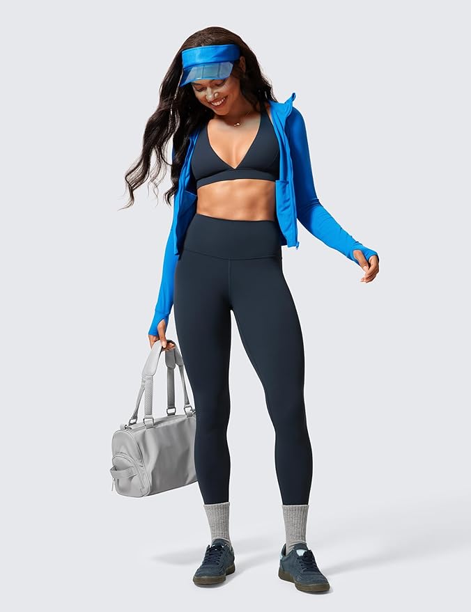 CRZ YOGA Butterlift Workout Leggings 25" - High Waisted Pilates Gym Athletic Womens Yoga Pants Buttery Soft
