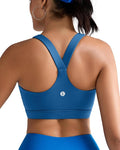 RUNNING GIRL Sports Bras for Women, Molded Cup High Impact Sports Bra Workout Bras for Women High Support Racerback