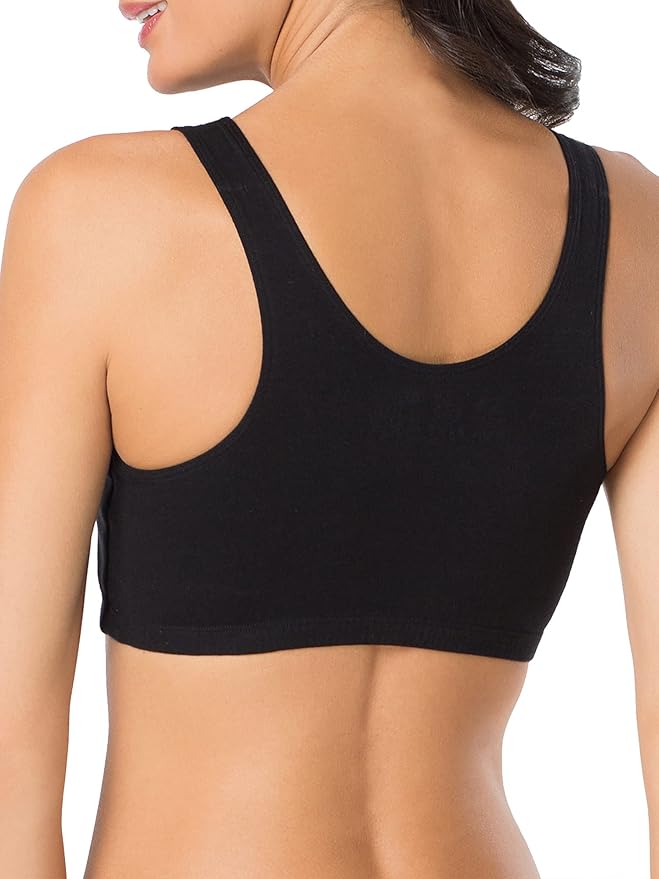 Fruit of the Loom Women's Built Up Tank Style Sports Bra Value Pack