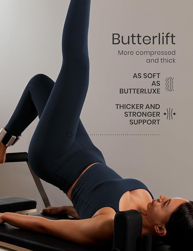 CRZ YOGA Butterlift Workout Leggings 25" - High Waisted Pilates Gym Athletic Womens Yoga Pants Buttery Soft