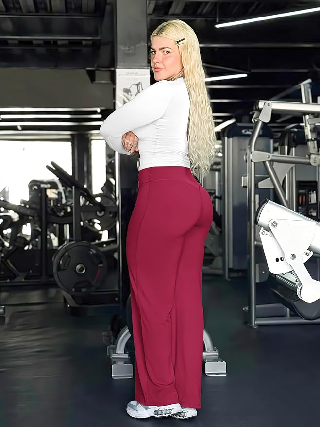 YEOREO Workout Leggings Womens No Front Seam Straight Leggings 29"/ 31.5"/ 33"/ 35" High Waist Buttery Eddiy Gym Yoga Pants