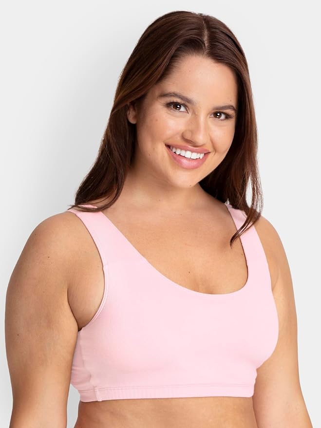Fruit of the Loom Women's Built Up Tank Style Sports Bra Value Pack