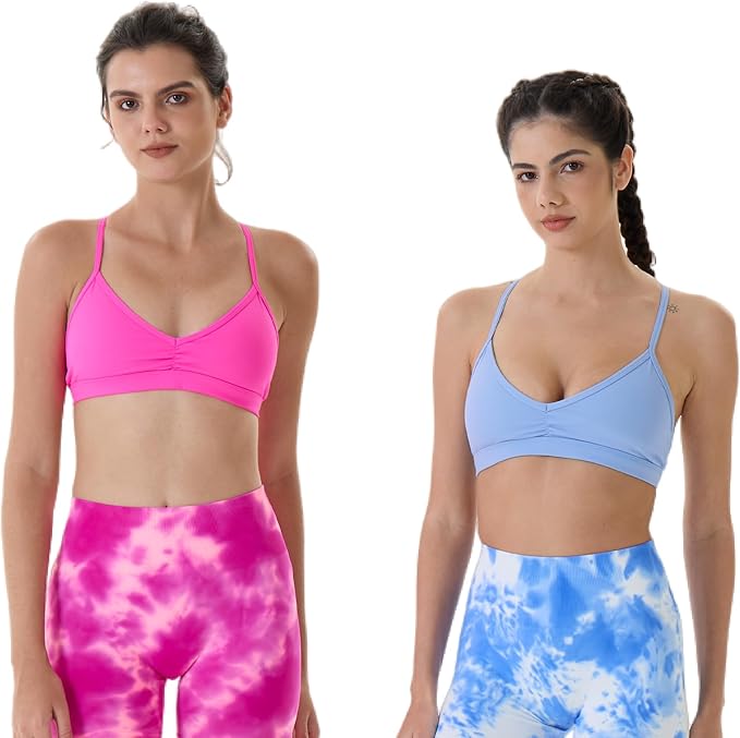 AUROLA Mercury Workout Sports Bras Women Athletic Removable Padded Backless Strapy Minimal Crop Top