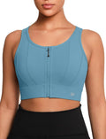 Yvette Front Closure Sports Bras for Women High Support Large Bust Supportive Sports Bra High Impact for Running