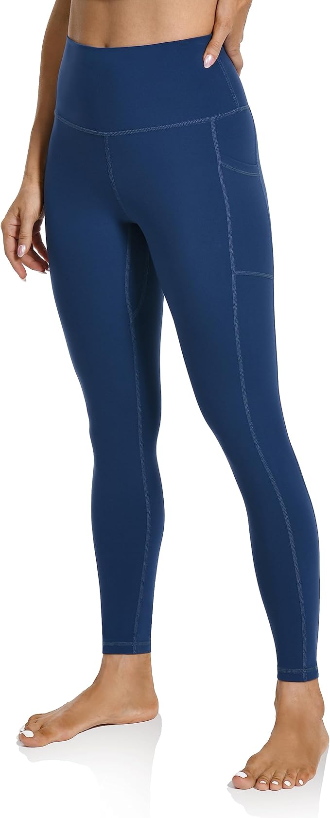 Colorfulkoala Women's High Waisted Yoga Pants 7/8 Length Leggings with Pockets