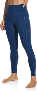 Colorfulkoala Women's High Waisted Yoga Pants 7/8 Length Leggings with Pockets