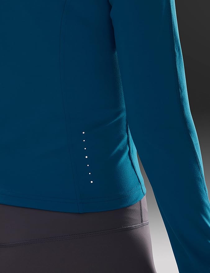 CRZ YOGA Butterluxe Waist Length Jackets for Women - Full Zip Athletic Track Tops with Thumb Holes Pockets