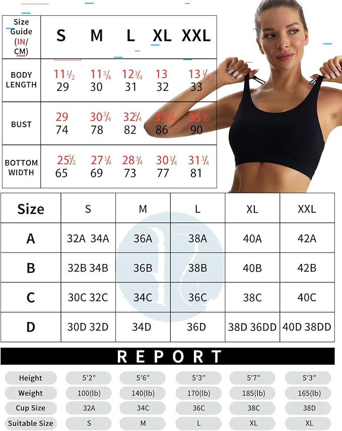 RUNNING GIRL Sports Bras for Women,Padded Sports Bra Tank Top Sexy Crisscross Back High Impact Longline Workout Yoga Bra