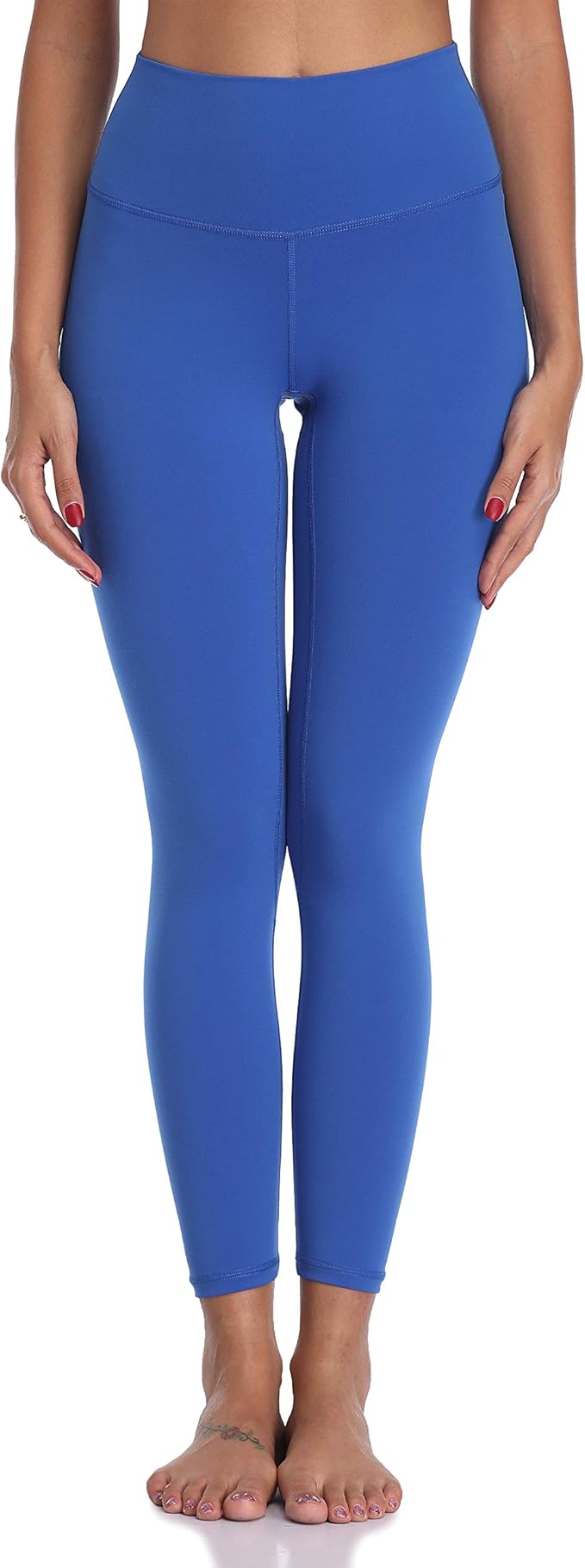 YUNOGA Women's Ultra Soft High Waisted Seamless Leggings Tummy Control Yoga Pants