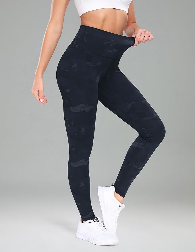 Colorfulkoala Women's High Waisted Tummy Control Workout Leggings Full Length Ultra Soft Yoga Pants 28"