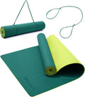 Ewedoos Eco Friendly Yoga Mat Thick TPE Yoga Mat Non Slip Yoga Mats Anti-tear Exercise Workout Mat for Women Men Kids Yoga, Pilates and Fitness