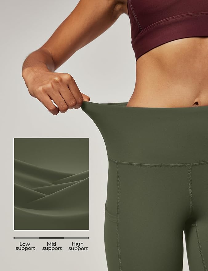 IUGA High Waist Yoga Pants with Pockets, Leggings for Women Tummy Control, Workout Leggings for Women 4 Way Stretch