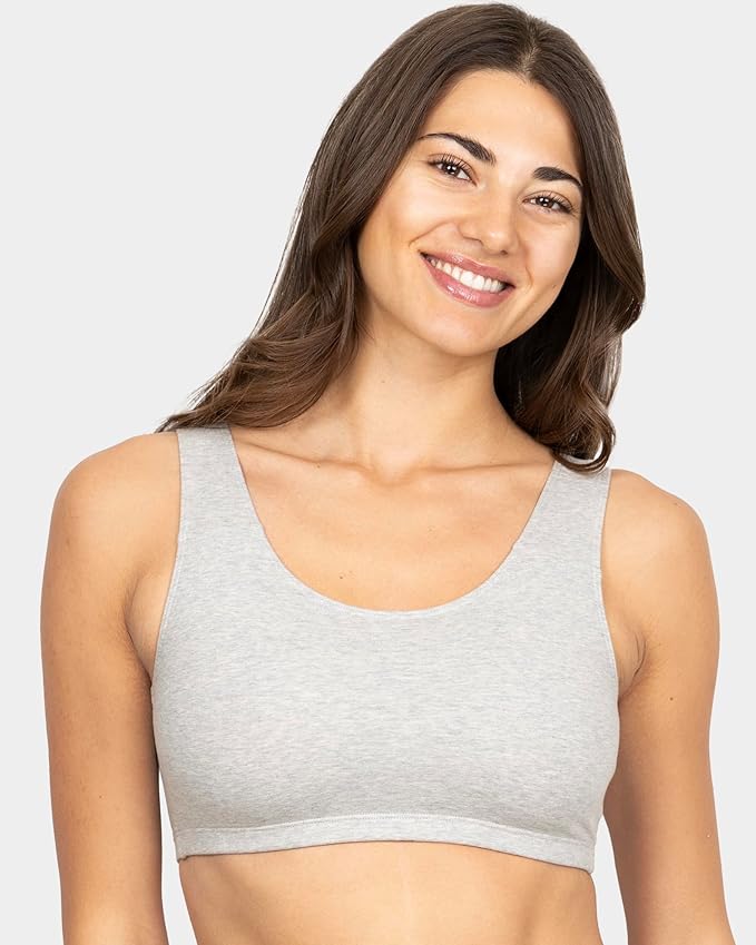 Fruit of the Loom Women's Cotton Tank Bra for Women - Ultimate Comfort & Breathable Fit