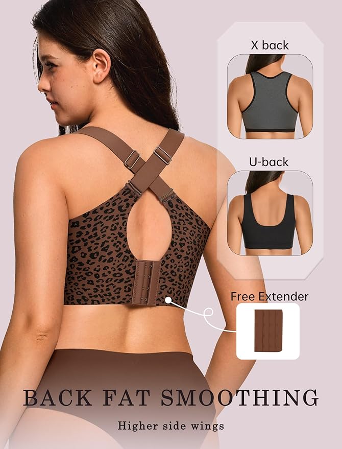 OEAK Womens Wireless Jelly Bra Plus Size Supportive Seamless Bras Full Coverage Push Up Comfortable No Underwire Tshirt Bras