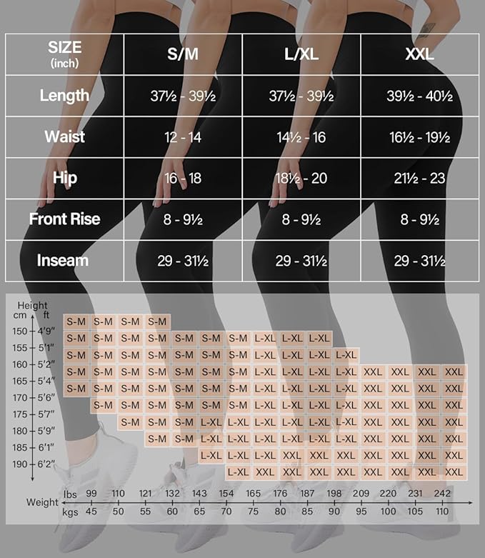 Blisset 3 Pack High Waisted Leggings for Women with Pockets Soft Active Tummy Control Pants for Yoga Running & Daily Wear